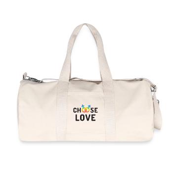 Pride Month LGBT - Liebe - Recycelte Canvas-Sporttasche von Stanley/Stella - Naturweiß - Vorne