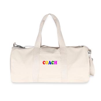 Coach - Recycled Canvas Sports Bag by Stanley/Stella - natural - Front