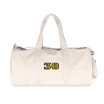 30. 30 ANS. 30e ANNIVERSAIRE. ANNIVERSAIRE 30 ANS. - Sac de sport en toile recyclée Stanley/Stella - blanc naturel - Devant