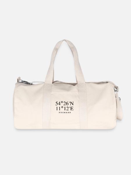 Fehmarn - Sac de sport en toile recyclée Stanley/Stella - blanc naturel