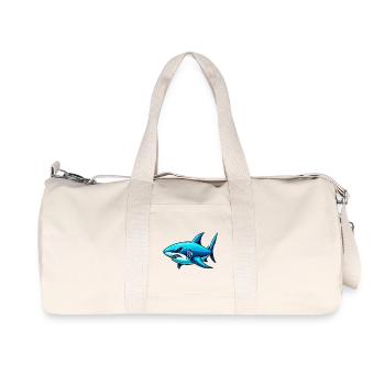 Requin - Sac de sport en toile recyclée Stanley/Stella - blanc naturel - Devant