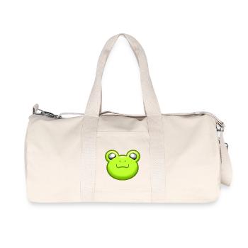 Frosch Prinz - Recycelte Canvas-Sporttasche von Stanley/Stella - Naturweiß - Vorne