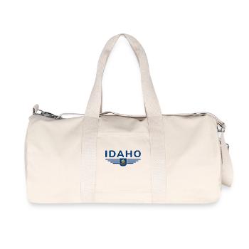 Idaho Fan T-Shirt – Natur & Abenteuer - Recycelte Canvas-Sporttasche von Stanley/Stella - Naturweiß - Vorne