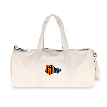 Gifts | Gifts, Christmas, Birthday - Recycled Canvas Sports Bag by Stanley/Stella - natural - Front