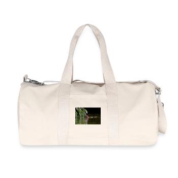 000_1134_DxO - Feeding Beneath Willow Leaves - Recycled Canvas Sports Bag by Stanley/Stella - natural - Front