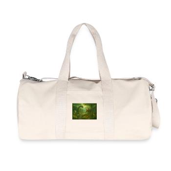 file_00000000c34861f49d02813a17193fe5 - Sac de sport en toile recyclée Stanley/Stella - blanc naturel - Devant