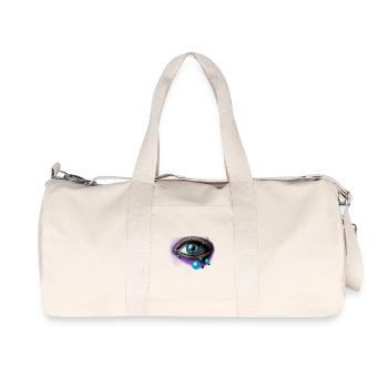 Oeil dans l’éclat lavande - Sac de sport en toile recyclée Stanley/Stella - blanc naturel - Devant