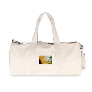 Sunflower Watercolors - Recycled Canvas Sports Bag by Stanley/Stella - natural - Front