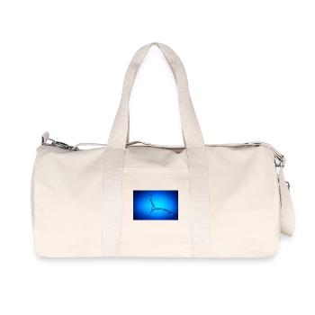 Blue Water Splash #2 - Recycled Canvas Sports Bag by Stanley/Stella - natural - Front
