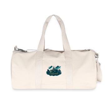 Danzig Gdańsk maritim Silhouette Polen Geschenk - Recycelte Canvas-Sporttasche von Stanley/Stella - Naturweiß - Vorne