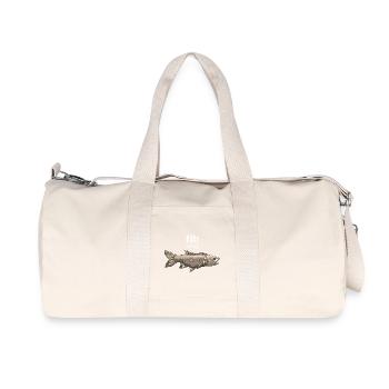 Fih Calling Funny Men Fishing Internet Meme Fi - Recycled Canvas Sports Bag by Stanley/Stella - natural - Front