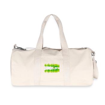 Find Peace & Strength – Harmonious Nature T-Shirt - Recycled Canvas Sports Bag by Stanley/Stella - natural - Front