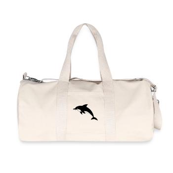 Dauphin Dauphins T-shirt Cadeau - Sac de sport en toile recyclée Stanley/Stella - blanc naturel - Devant