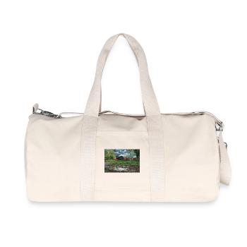 Tempête à voie étroite - Sac de sport en toile recyclée Stanley/Stella - blanc naturel - Devant