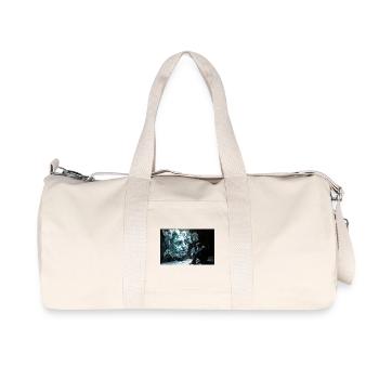 Rock Face et l’Homme Réfléchi - Sac de sport en toile recyclée Stanley/Stella - blanc naturel - Devant