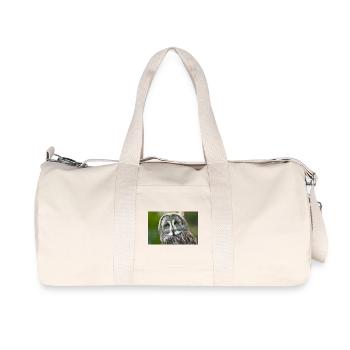 Chouette Nocturne Mystique - Sac de sport en toile recyclée Stanley/Stella - blanc naturel - Devant