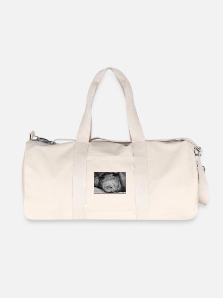 Le cochon avait <3 - Sac de sport en toile recyclée Stanley/Stella - blanc naturel