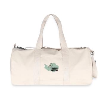 Lower Bavaria | STRAUBING ARCH - Recycled Canvas Sports Bag by Stanley/Stella - natural - Front