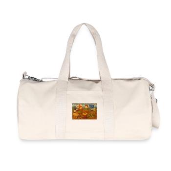 Let the swans dance - Recycled Canvas Sports Bag by Stanley/Stella - natural - Front