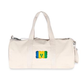 Geschenk für St - Recycelte Canvas-Sporttasche von Stanley/Stella - Naturweiß - Vorne