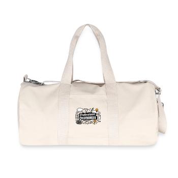 professional overthinker - Recycled Canvas Sports Bag by Stanley/Stella - natural - Front