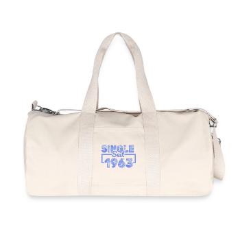 seit 1963 - Recycelte Canvas-Sporttasche von Stanley/Stella - Naturweiß - Vorne