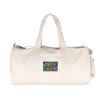 klaggejrdatschj - Recycelte Canvas-Sporttasche von Stanley/Stella - Naturweiß - Vorne
