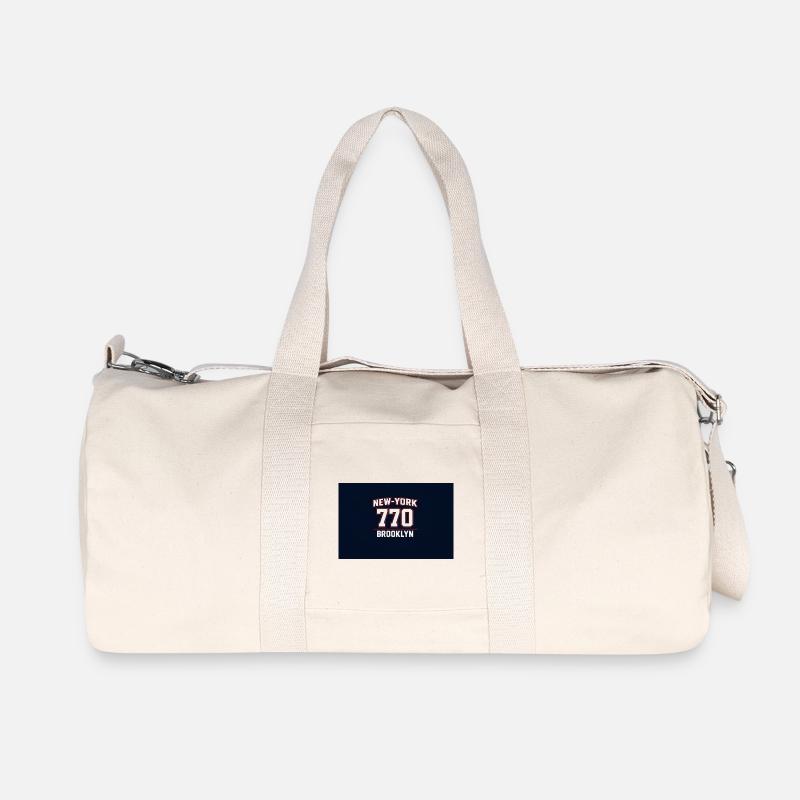 NY 770 Brooklyn - Recycelte Canvas-Sporttasche von Stanley/Stella - Naturweiß
