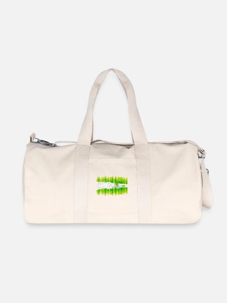 Nature Vibes – Forest Wildlife Design - Recycelte Canvas-Sporttasche von Stanley/Stella - Naturweiß
