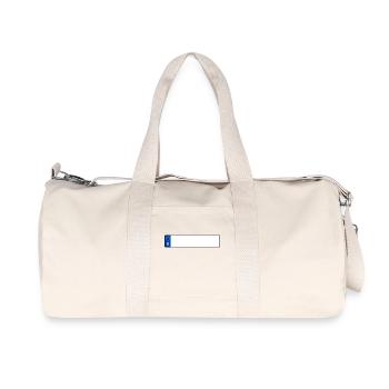 Kennzeichen S - Recycelte Canvas-Sporttasche von Stanley/Stella - Naturweiß - Vorne