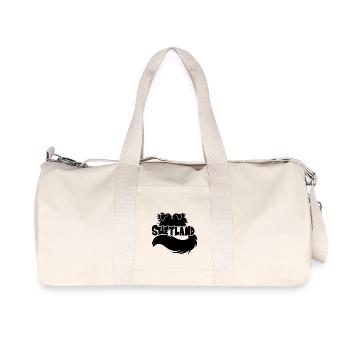 Abbildung Shetland - Schwarz - Recycelte Canvas-Sporttasche von Stanley/Stella - Naturweiß - Vorne