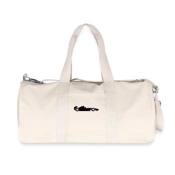 Formule 1 - Sac de sport en toile recyclée Stanley/Stella - blanc naturel - Devant