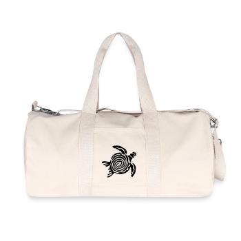 turtle schildkröte - Recycelte Canvas-Sporttasche von Stanley/Stella - Naturweiß - Vorne