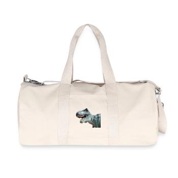 T-Rex - Recycelte Canvas-Sporttasche von Stanley/Stella - Naturweiß - Vorne