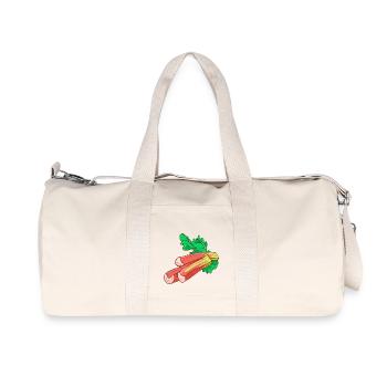 Rhubarbe commun Krauser - Sac de sport en toile recyclée Stanley/Stella - blanc naturel - Devant