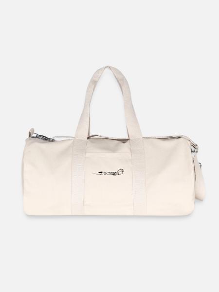 f104_vec_1 de - Recycelte Canvas-Sporttasche von Stanley/Stella - Naturweiß
