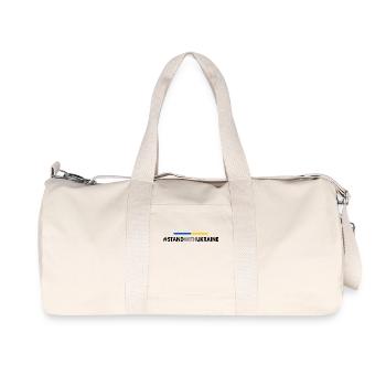 Stand with ukraine - Recycled Canvas Sports Bag by Stanley/Stella - natural - Front