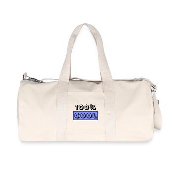GELIEBTE. MEISTER. VIELEN DANK. DANKE, HERRIN - Recycelte Canvas-Sporttasche von Stanley/Stella - Naturweiß - Vorne