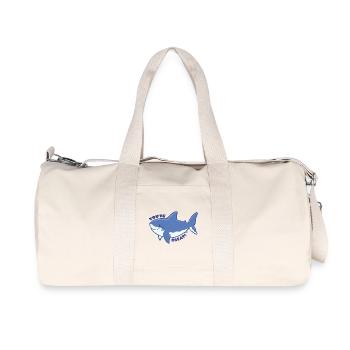 Funny Shark – You're Great - Recycled Canvas Sports Bag by Stanley/Stella - natural - Front