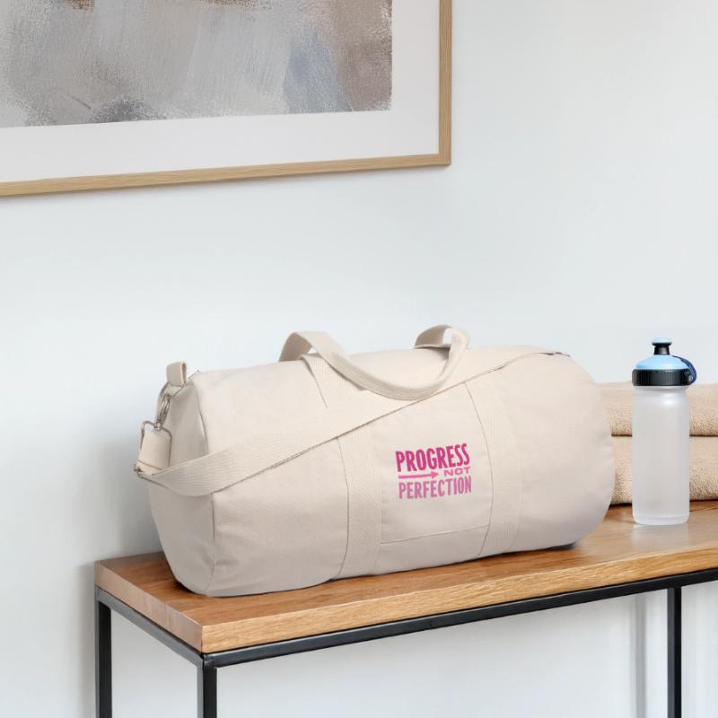 Le progrès, pas la perfection Le progrès compte Sac de sport en toile recyclée Stanley/Stella