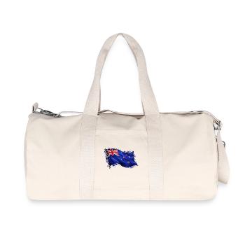 Drapeau néo-zélandais - Sac de sport en toile recyclée Stanley/Stella - blanc naturel - Devant