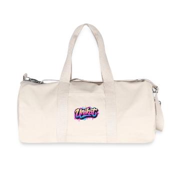 Unique Graffiti Neon - Recycled Canvas Sports Bag by Stanley/Stella - natural - Front