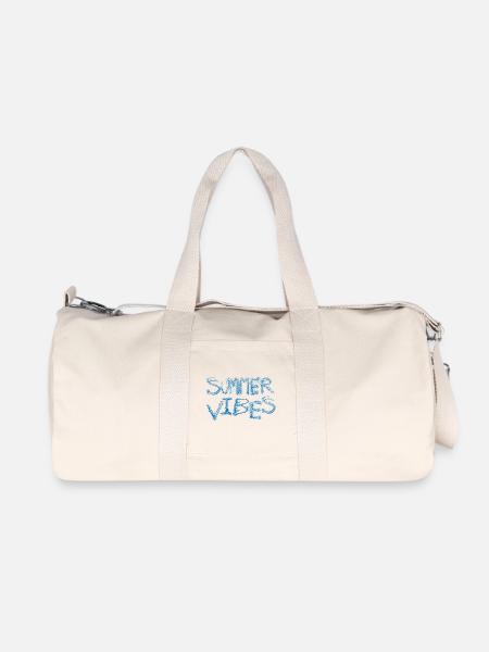 Sommer - Recycelte Canvas-Sporttasche von Stanley/Stella - Naturweiß