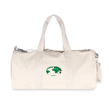 Erde - Recycelte Canvas-Sporttasche von Stanley/Stella - Naturweiß - Vorne