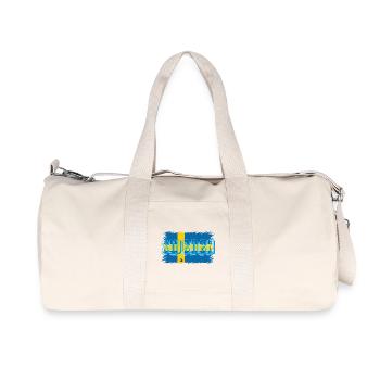 Suède - Sac de sport en toile recyclée Stanley/Stella - blanc naturel - Devant