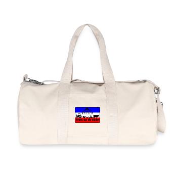 Flag farmers protest proud of the farmer - Recycled Canvas Sports Bag by Stanley/Stella - natural - Front