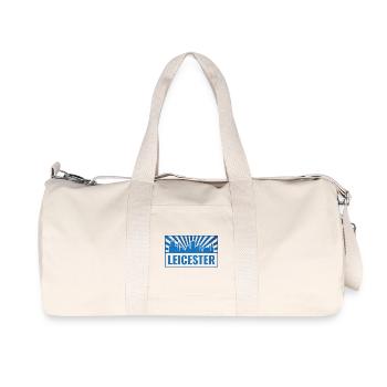 Rayons bleus de la ligne de Leicester Skyline - Sac de sport en toile recyclée Stanley/Stella - blanc naturel - Devant