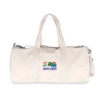 Nous sommes l'Afrique du Sud - Sac de sport en toile recyclée Stanley/Stella - blanc naturel - Devant