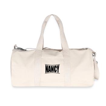 nom du t-shirt Nancy idée cadeau t-shirt - Sac de sport en toile recyclée Stanley/Stella - blanc naturel - Devant