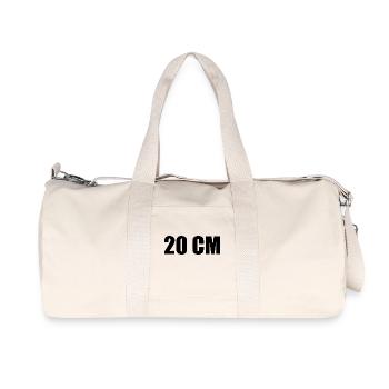 20 cm - Recycled Canvas Sports Bag by Stanley/Stella - natural - Front